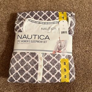 Size small nautical Pajama set, gray